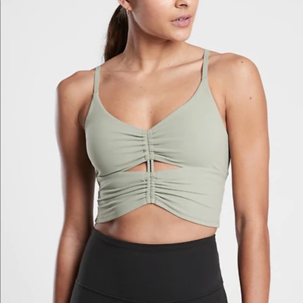 Athleta Cinch longline bra A-C